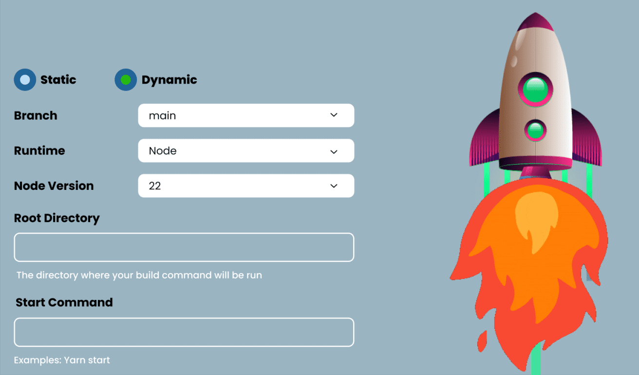 Build form page